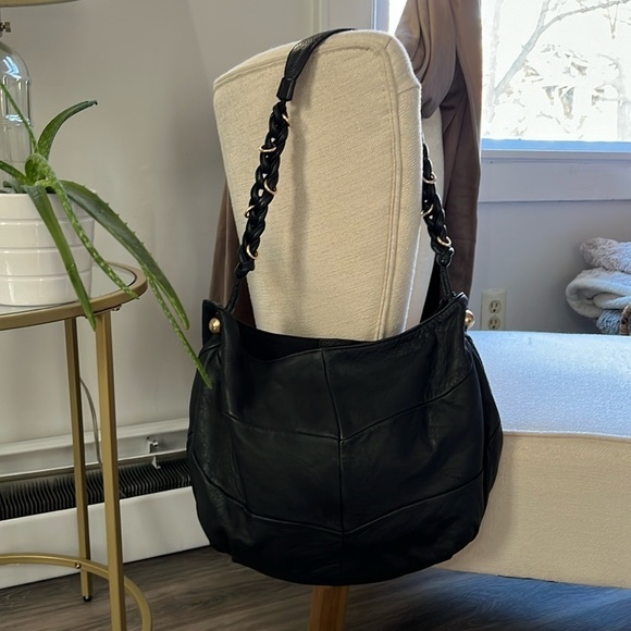 See By Chloe Handbags - See by Chloe Black Shoulder Bag Women’s Leather Hobo Purse with Braided Strap